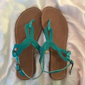 Teal Sandals